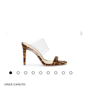 Vince Camuto Mule NWT Ashta transparent mule!